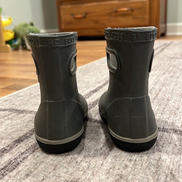 Bogs SKIPPER II SOLID gray rain boots - Picture 7 of 14